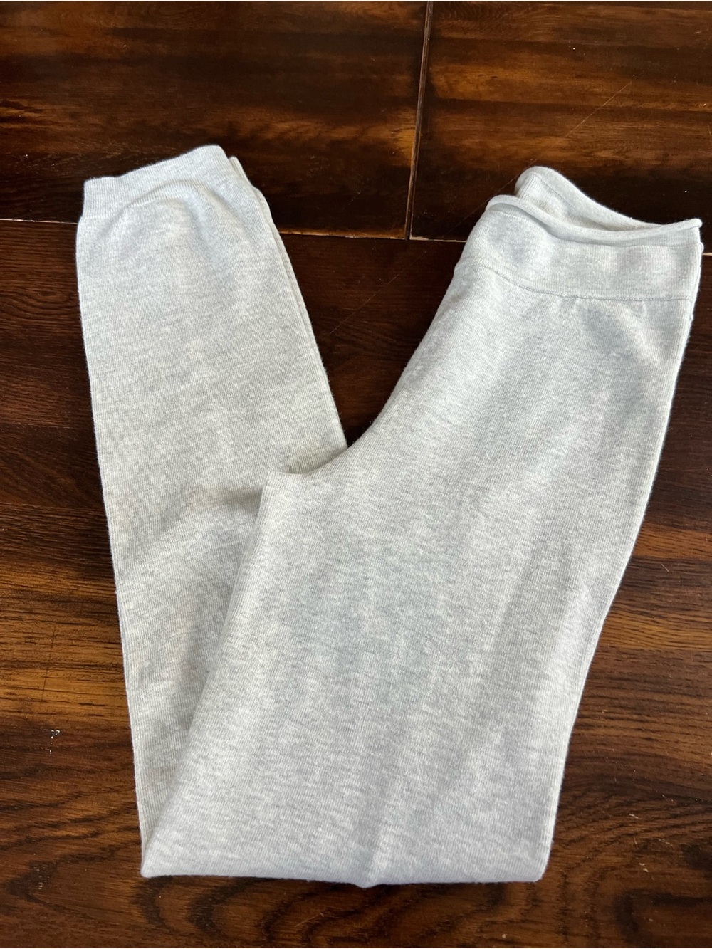 Intimately Free People Knit Pants Women’s M Gray Pull On Lounge Rolled Waist